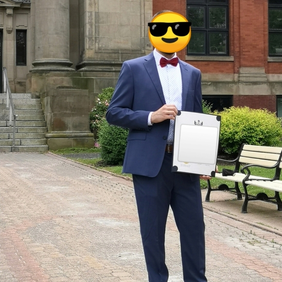 Men's Calvin Klein suit 44R blue - Picture 2 of 14